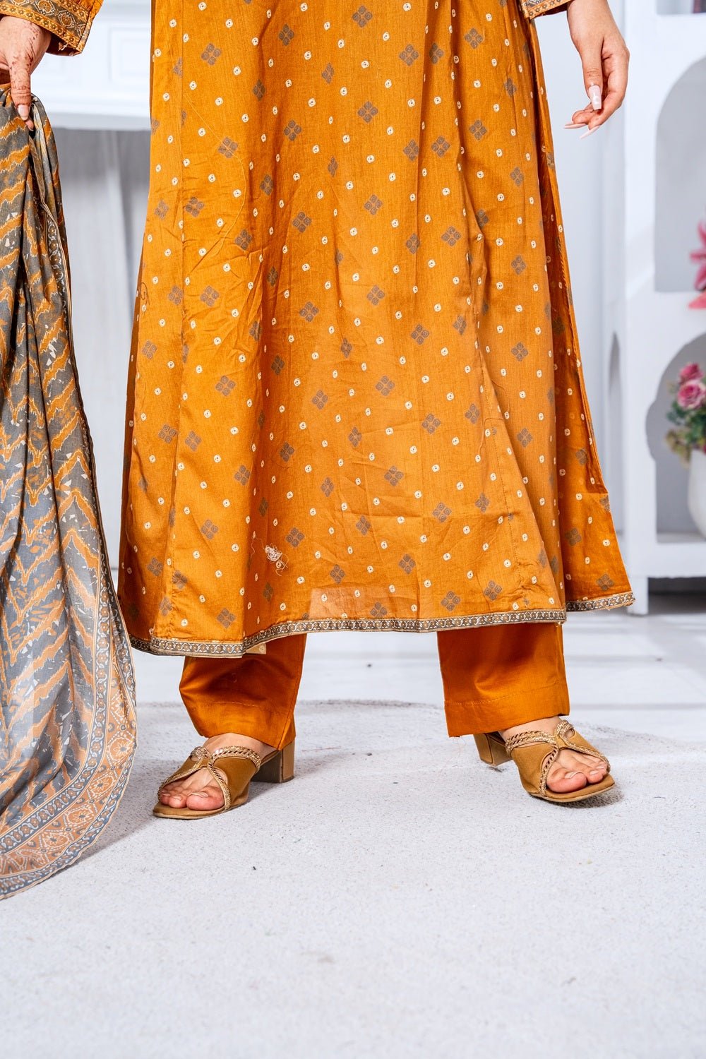 Amber Charm Printed Lawn Suit - Sami Fabrics