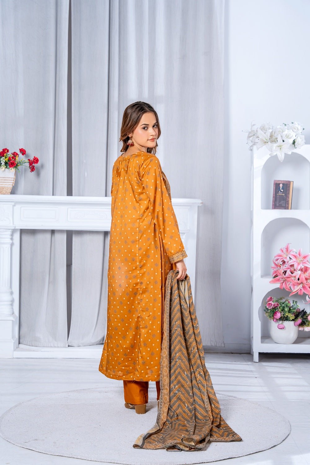 Amber Charm Printed Lawn Suit - Sami Fabrics