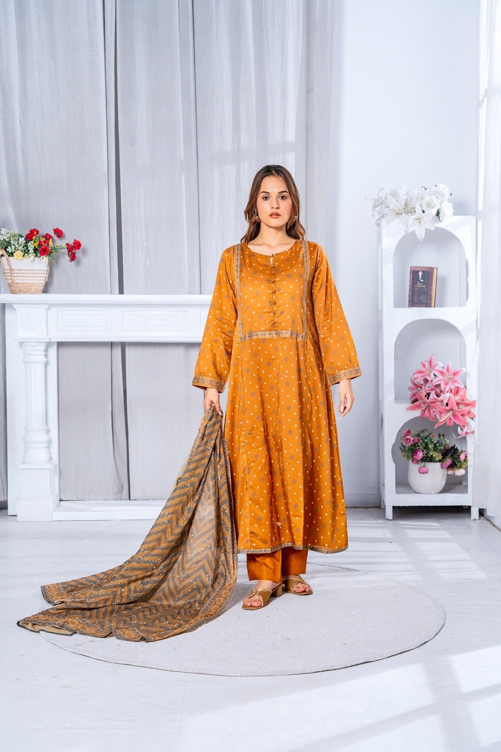Amber Charm Printed Lawn Suit - Sami Fabrics