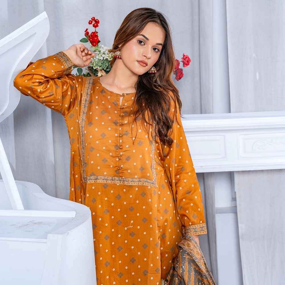 Amber Charm Printed Lawn Suit - Sami Fabrics