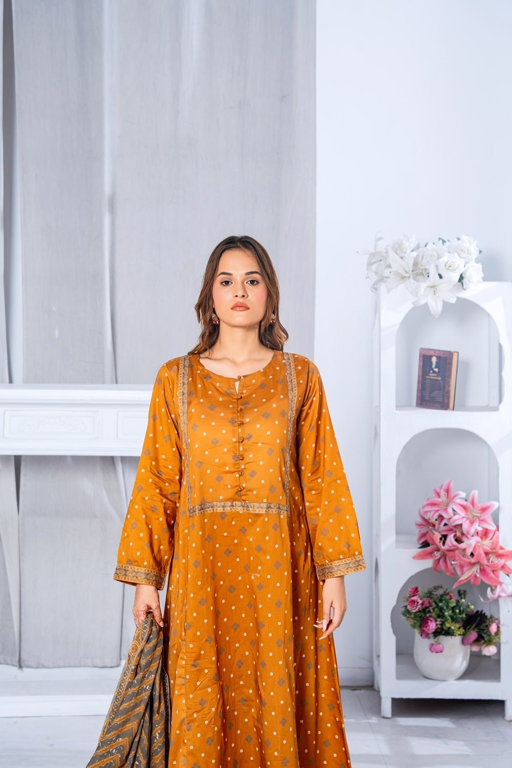 Amber Charm Printed Lawn Suit - Sami Fabrics