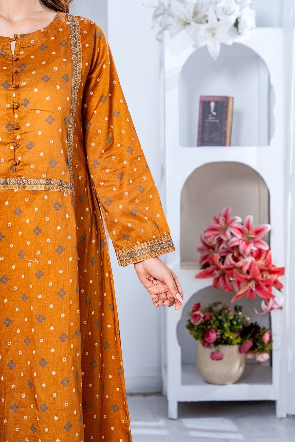 Amber Charm Printed Lawn Suit - Sami Fabrics