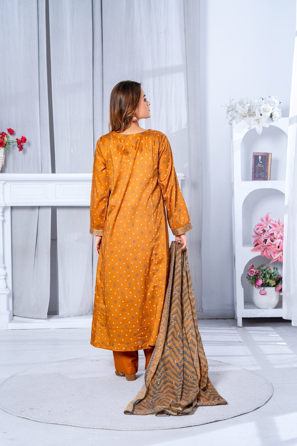 Amber Charm Printed Lawn Suit - Sami Fabrics
