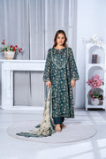 Emerald Garden Printed Ensemble - Sami Fabrics