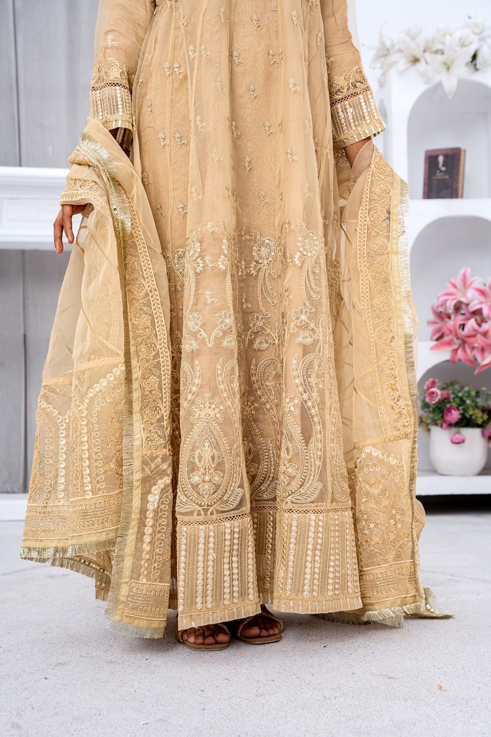 Golden Aura Festive Wear - Sami Fabrics