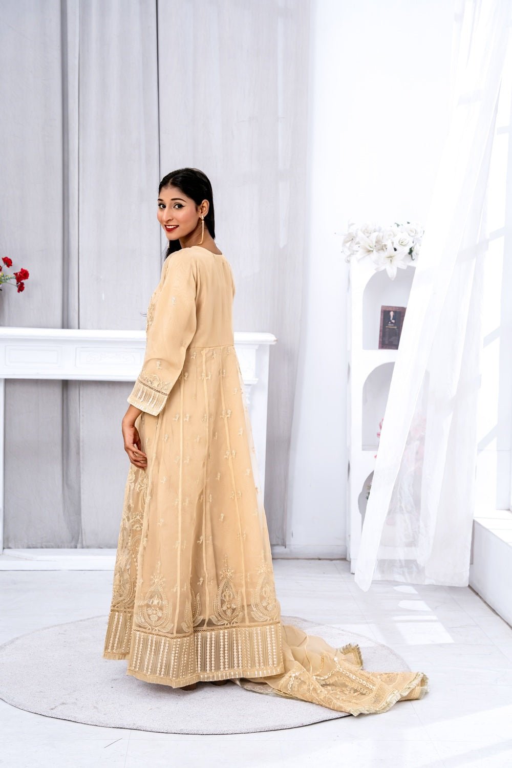 Golden Aura Festive Wear - Sami Fabrics