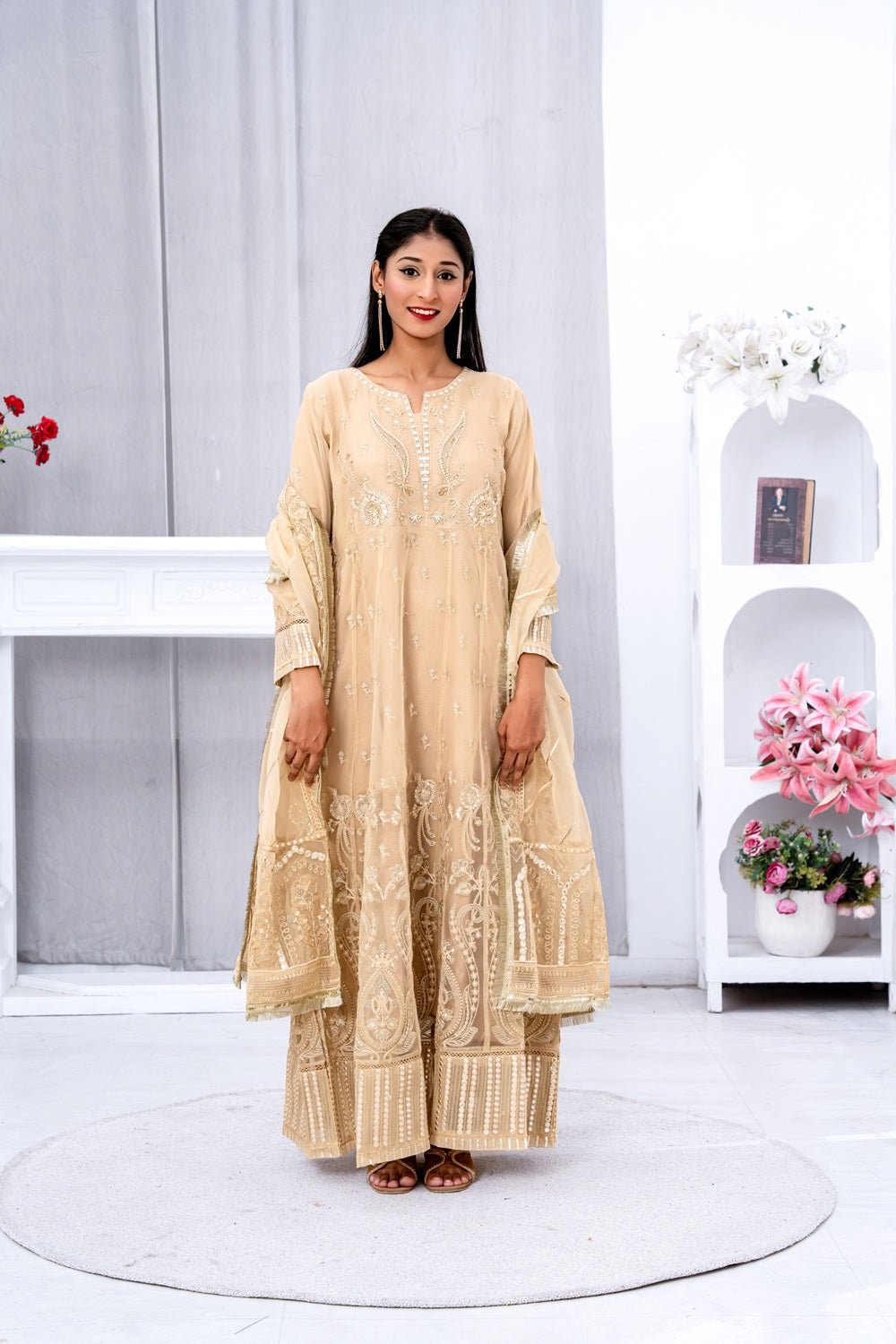 Golden Aura Festive Wear - Sami Fabrics