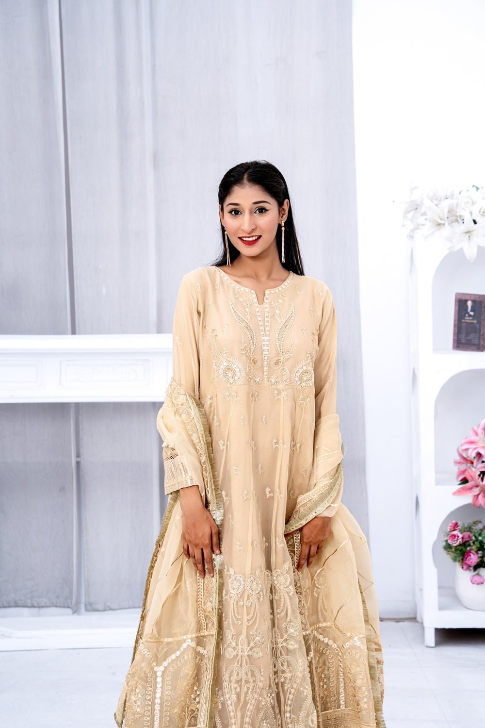 Golden Aura Festive Wear - Sami Fabrics