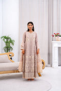 Mauve Majesty Embroidered Ensemble - Sami Fabrics