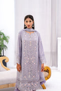 Pearl Blossom Embroidered Outfit - Sami Fabrics