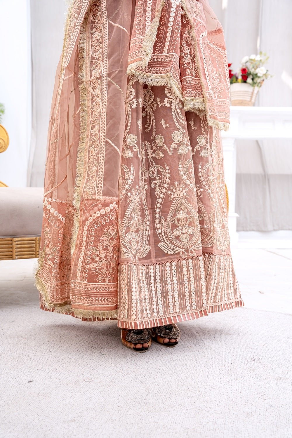 Rose Mist Luxury Ensemble - Sami Fabrics