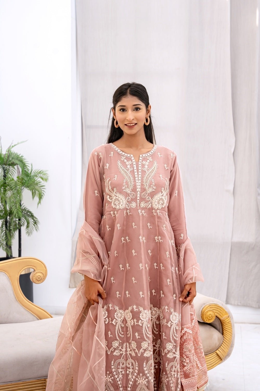 Rose Mist Luxury Ensemble - Sami Fabrics
