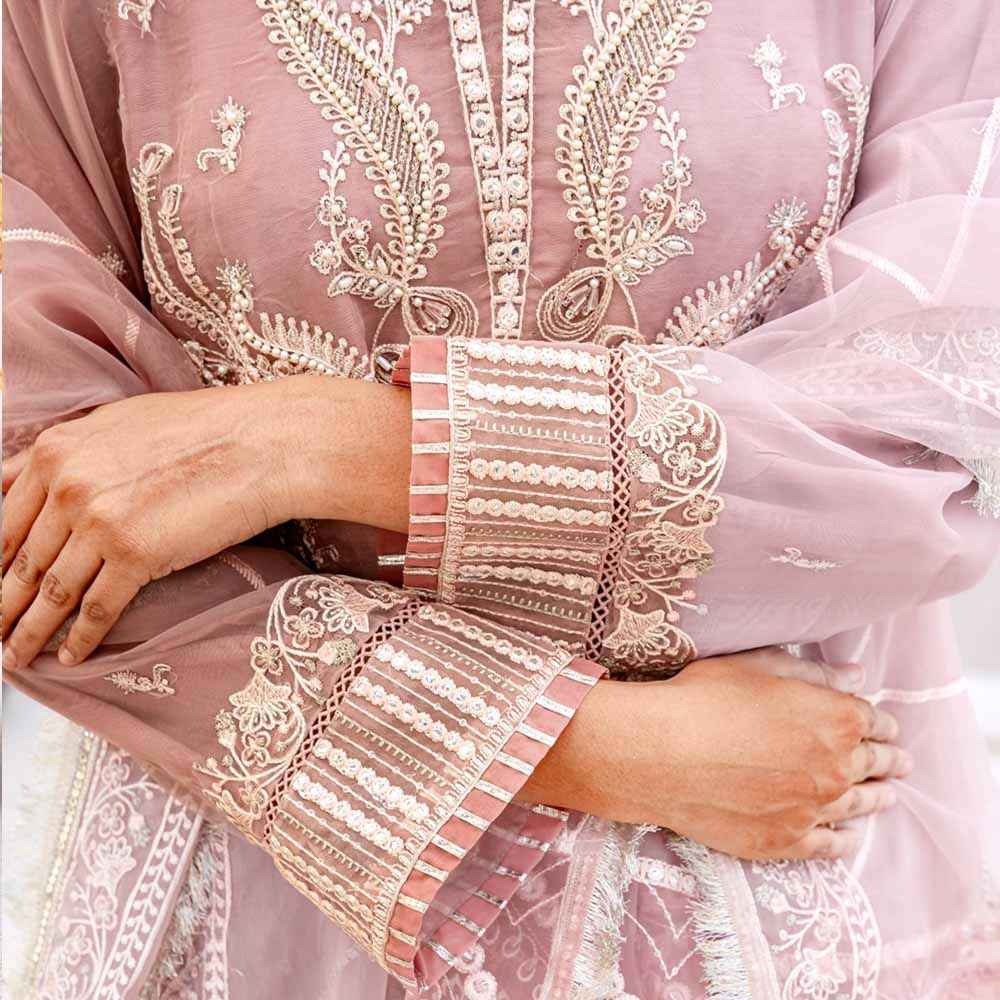 Rose Mist Luxury Ensemble - Sami Fabrics